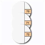 Pleading Number Index Tabs 1-72